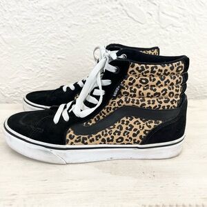 Vans Sneakers Shoes Sk8 Filmore Black Brown Animal Print 8